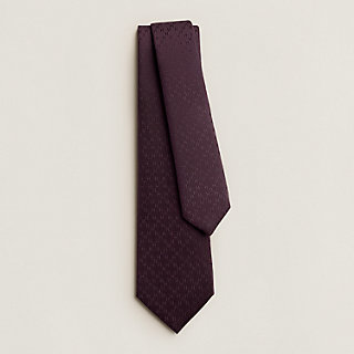 エルメス　CRAVATE FACONNEE TWIL FACONNEE Faconnee H Bicolore tie | Hermès USA